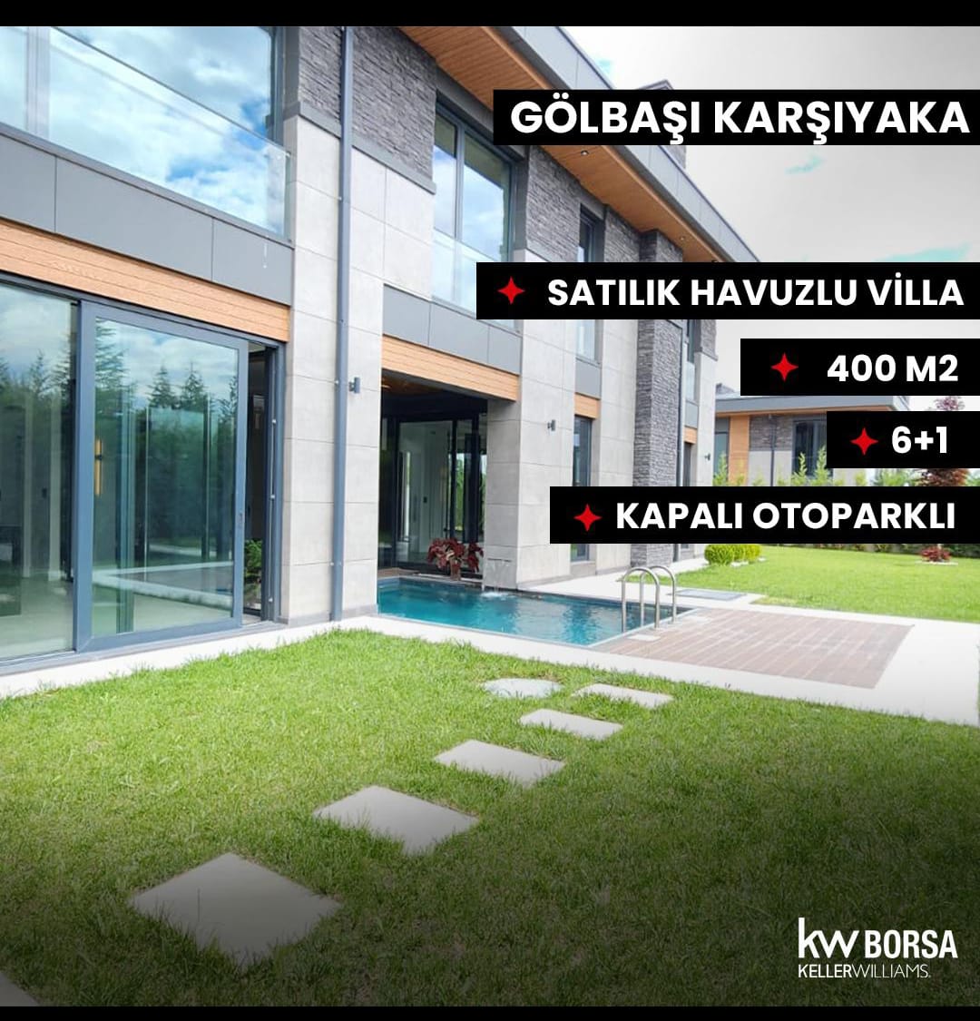 Gölbaşı Karşıyaka Satılık Havuzlu Villa - Metin Furtuna