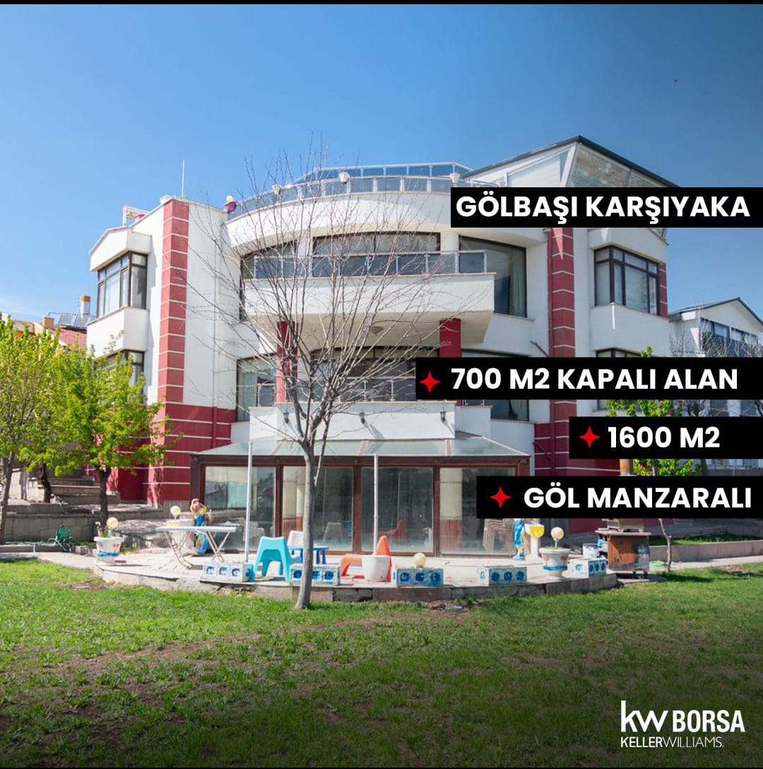 Gölbaşı Karşıyaka 1600m2 Göl manzaralı - Metin Furtuna